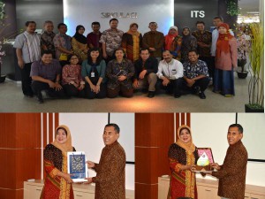 Staff Perpustakaan UNDIP Semarang Studi Banding ke Perpustakaan ITS Surabaya